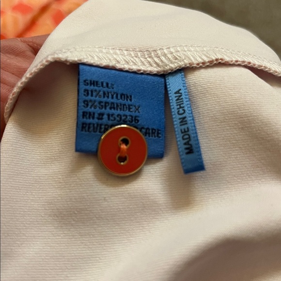 NWOT J. McLaughlin Women’s 3/4 Length Sleeve Pink/Coral Shirt Size S - Picture 6 of 8